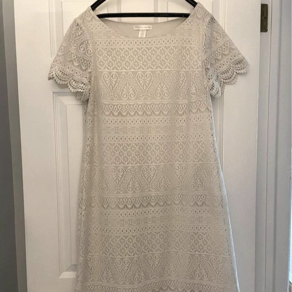 London Times Dresses & Skirts - Size 14 Off-White Lace Dress